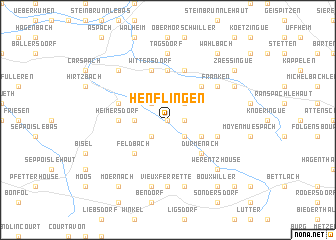 map of Henflingen