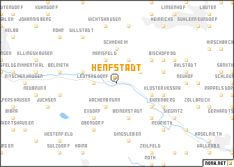 map of Henfstädt