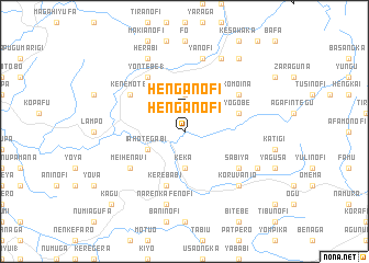 map of Henganofi