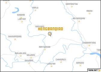 map of Hengbanqiao