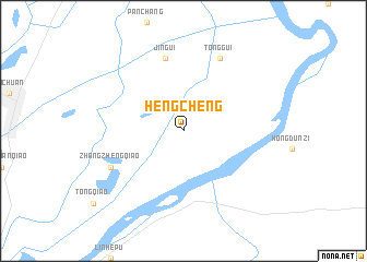 map of Hengcheng