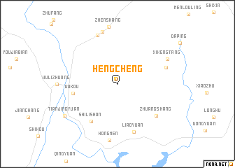 map of Hengcheng