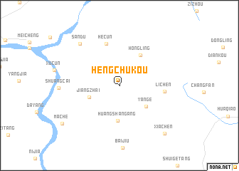 map of Hengchukou