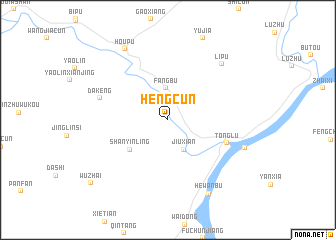 map of Hengcun