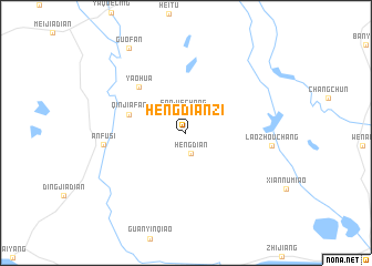 map of Hengdianzi