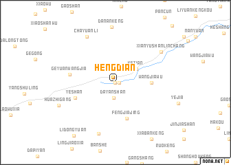 map of Hengdian