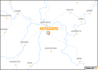 map of Hengdong