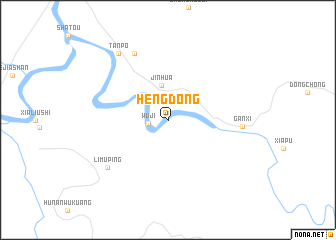 map of Hengdong