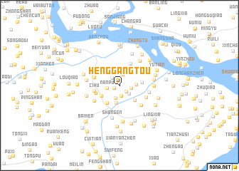 map of Henggangtou