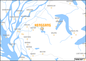 map of Henggang