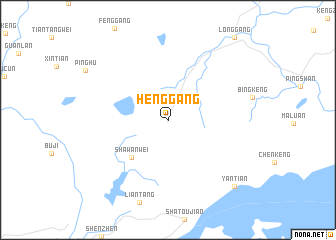 map of Henggang