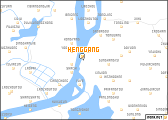 map of Henggang