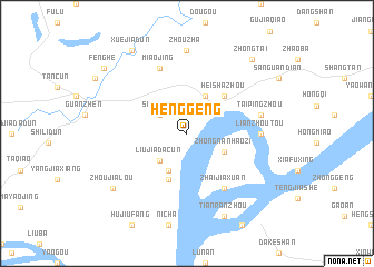 map of Henggeng