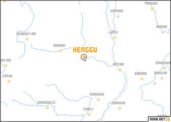 map of Henggu