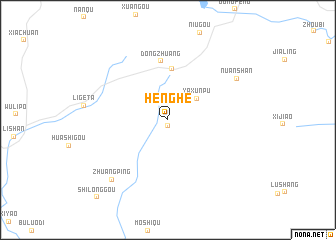map of Henghe