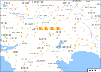 map of Henghuqiao