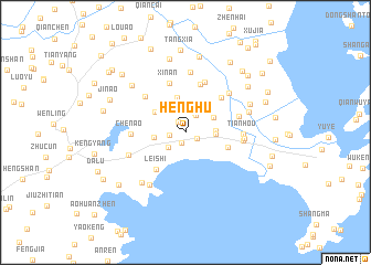 map of Henghu