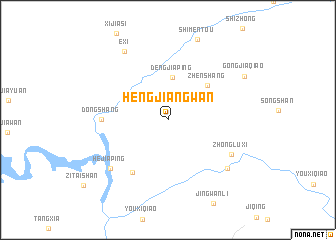 map of Hengjiangwan