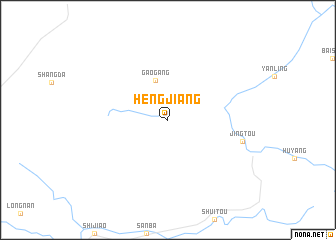 map of Hengjiang