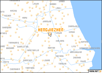 map of Hengjiezhen