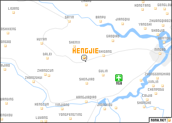 map of Hengjie