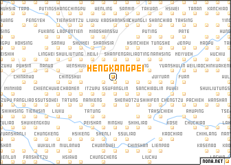 map of Heng-kang-pei