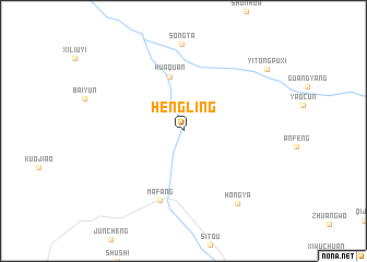 map of Hengling