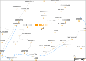 map of Hengling