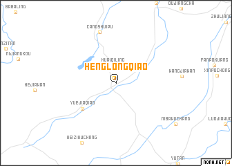 map of Henglongqiao