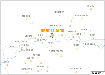 map of Hengluding