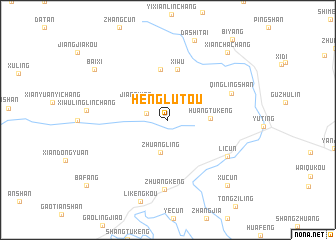 map of Henglutou