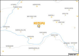 map of Hengpu