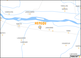 map of Hengqu