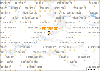 map of Hengsbach