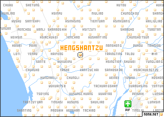 map of Heng-shan-tzu