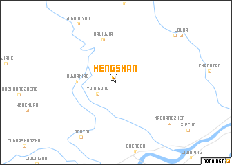 map of Hengshan