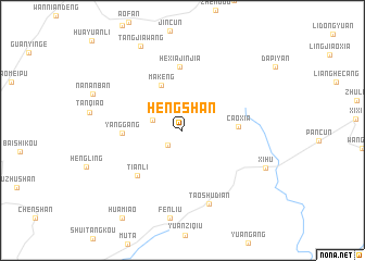 map of Hengshan