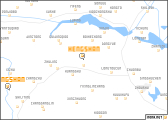 map of Hengshan