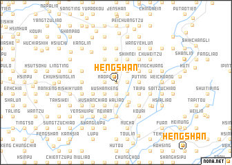 map of Heng-shan