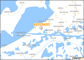 map of Hengshan