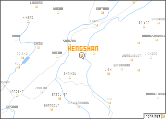 map of Hengshan