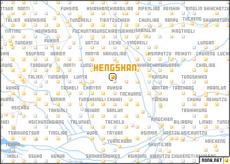 map of Heng-shan