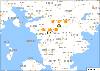 map of Hengshan