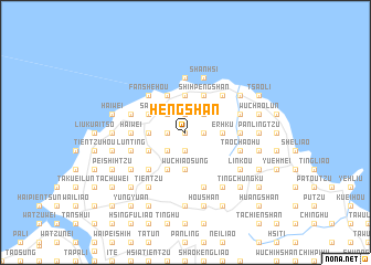 map of Heng-shan