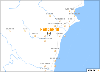 map of Heng-shan