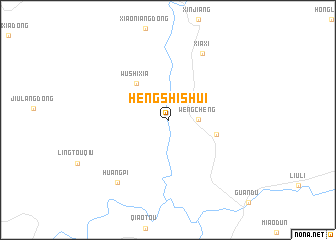 map of Hengshishui