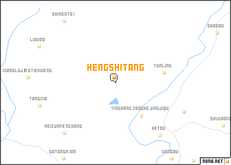 map of Hengshitang