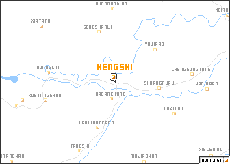 map of Hengshi