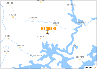 map of Hengshi