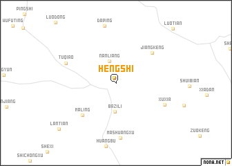 map of Hengshi